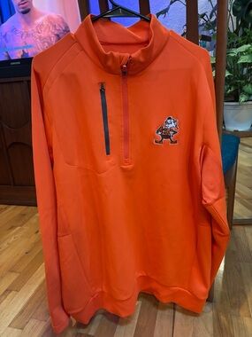 Cleveland Browns Bright Orange Pullover